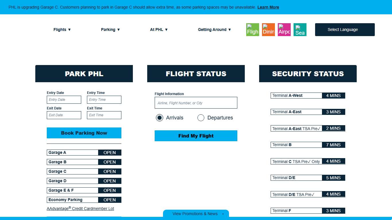 PHL Philadelphia International Airport PHL.org
